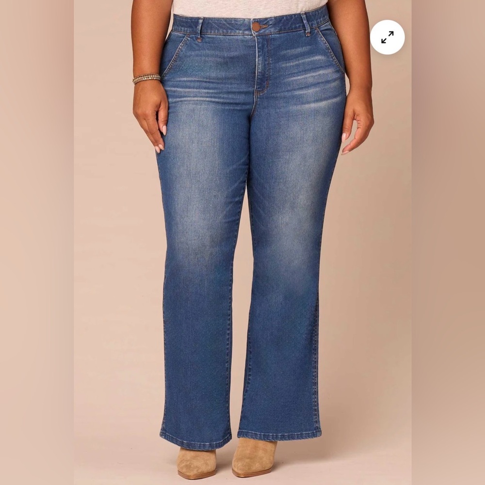 Democracy Ab"solution® Skyrise Side Seam Trouser Detail Plus Size Bootcut $98